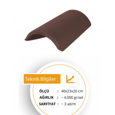 Kahve Beton Kiremit Mahya Kahve Beton Kiremit Mahya